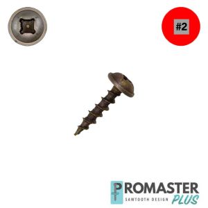 8 x 3/4 in. ProMaster-Plus Washer Head Wood Screw Dry-Lube Qty:100