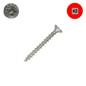 8 x 1-1/4 in. SPAX Flat Head, Multi-Material, Zinc, Combo - 1 Lb.