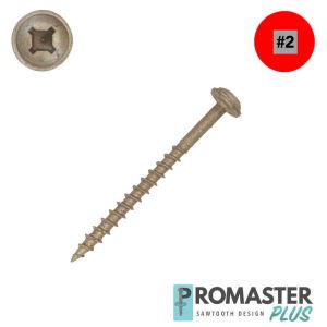 8 x 2 in. ProMaster-Plus Washer Head, NoCoRode, Combo - Qty:100 - Small Image