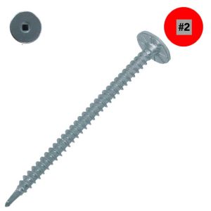 10 x 3 in. Powerhead Cabinet-Mounting Screws, for Metal Studs, Square Drive - Qty: 150