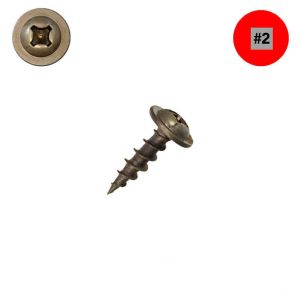 10 x 3/4 in. ProMaster Washer Head Wood Screw Dry-Lube Qty:100