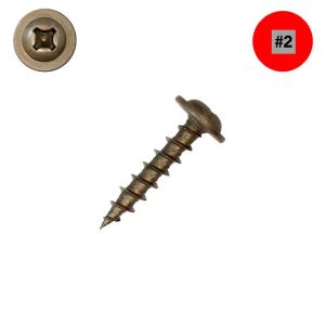 10 x 1-1/4 in. ProMaster Washer Head Wood Screw Dry-Lube Qty:100 - Thubnail Image