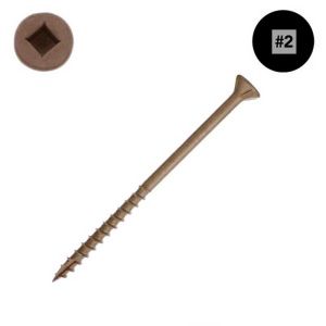 10 x 2-7/8 in. ProMax Flat Head, NoCoRode, Square, w/Nibs - Qty:25 The Promax Difference