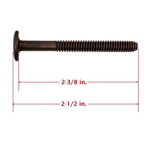 1/4-20 x 2-1/2 in. RTA Connecting Bolts, Bronze Plated Steel, Wafer Head, Hex Drive - Qty:25