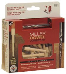 Mini-X Miller Dowel Kit - QTY:100 