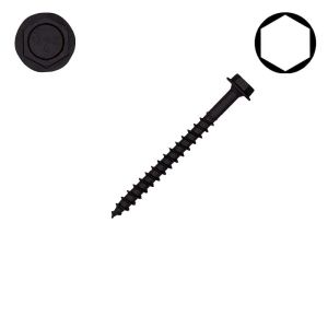 1/4 x 3 in. SPAX Washer Head Exterior Lag, HCR, Hex - Qty:50