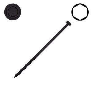 1/4 x 6 in. SPAX Washer Head Exterior Lag, HCR, Hex - Qty:50