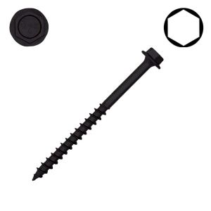 3/8 x 5 in. SPAX Washer Head Exterior Lag, HCR, Hex - Qty:150