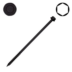 1/2 x 10 in. SPAX Washer Head Exterior Lag, HCR, Hex - Qty:100