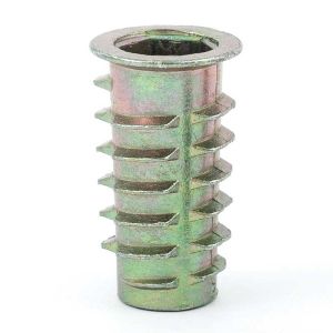 Threaded Insert for Soft Wood - Flanged - 5/16-18 x 25mm