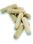 7/16 in. x 2 in. Multi Groove Dowel Pin - QTY:100 - 8TXT6