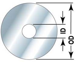 5/16 in. XL Fender Washers, 18-8 SS
