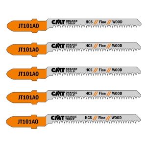CMT 3 in. x 20 TPI Fine Scroll-Cutting Jig Saw Blade for Wood From 1/16 To 3/4 in. Thick - 5-Pack