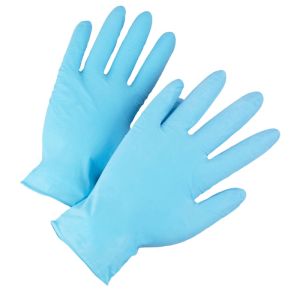 Blue Nitrile Gloves - Powder Free - 100 Pairs - Size XL