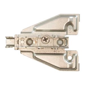 Grass Tiomos FF Hinge Plate w/Adjust, 2-Pt. Attach - 4.5 mm Plate Height