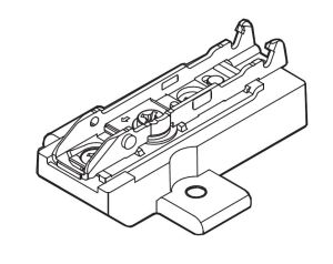 Grass Tiomos Faceless Cabinet Hinge Plate w/ Worm Gear Adjust, 2-Pt. Attach - 19 mm Plate Height