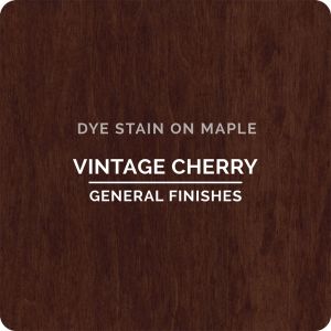 GF Water Based Dye Stains - Vintage Cherry - On Maple