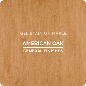 GF Gel Stain - American Oak - On Maple