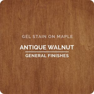GF Gel Stain - Antique Walnut - On Maple