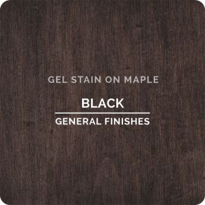 GF Gel Stain - Black - On Maple