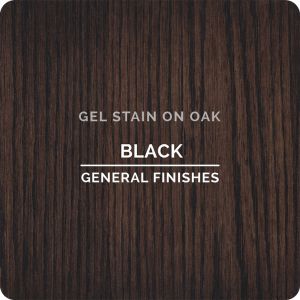 GF Gel Stain - Black - On Oak