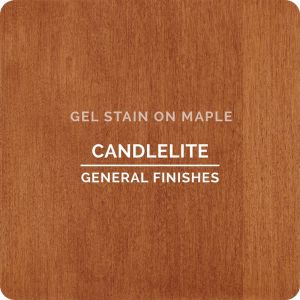 GF Gel Stain - Candlelite - On Maple