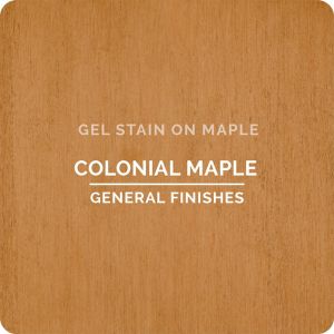 Gel Stain - General Finish - Colonial Maple - Pint