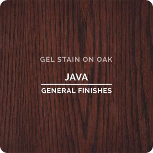 GF Gel Stain - Java - On Oak