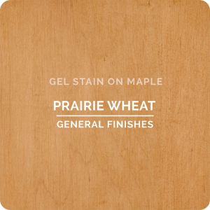 GF Gel Stain - Prairie Wheat - On Maple
