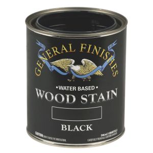 General Finishes Water Based Wood Stains - Black - Pint