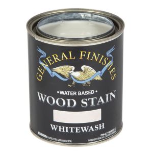 General Finishes Water Based Wood Stains - Whitewash - Quart