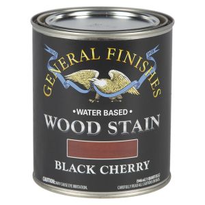General Finishes Water Based Wood Stains - Black Cherry - Quart