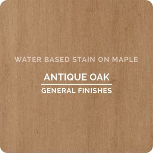 General Finishes Water Based Wood Stains - Antique Oak on Maple