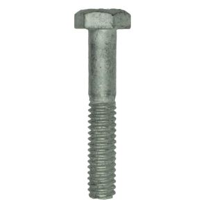 1/4-20 x 1-1/2 in. Hex-Head Bolt, Galvanized, Hex - MEL