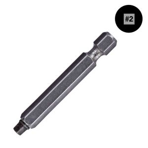 Two-Piece #2 x 2 in., Nocorode, Undersized, Sqr-Drive Driver Bit