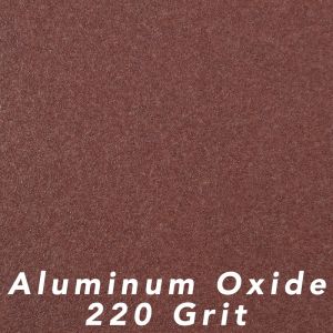 220 Ga. Aluminum Oxide,5 in. 8 Hole Hook & Loop Sanding Disc - Qty:5