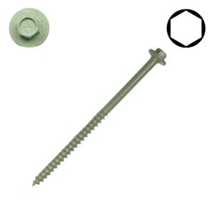 1/4 in. x 5 in. Fastenmaster Hex Washer Head, Ledgerlok, Hex