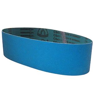 60g Alumina Zirconia, 4 in. x 24 in. Blue Planer Belt - QTY:1