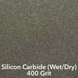 400g Silicon Carbide (Wet/Dry) Sanding Sheets - QTY:10