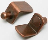 Shelf Pins, 5mm Antique Bronze, L Shape