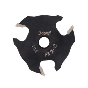 Freud Three-Wing Slot Cutter, 1/4 in. Slot, 2 in. Diameter, 5/16 in. Bore Diameter