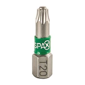 T-20 x 1 in. SPAX T-Star Plus Driver Bit, Impact Duty