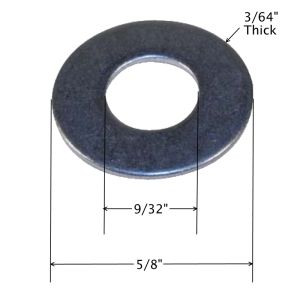 1/4 inch Standard-Sized Flat stainless steel Washers