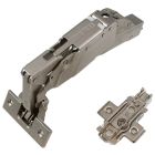 Grass Cabinet Door Hinge Kit - 160 Deg., Euro Faceless Frame, Soft Close, 3/8 in. Overlay - Single Door Kit