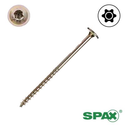 8x2-1/2 in. SPAX Wafer Hd Cabinet, Y Zinc, T-Star Pl-Qty:120
