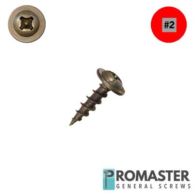 10 x 3/4 in. ProMaster Washer Head Wood Screw Dry-Lube Qty:100 10 x 3/4 in. ProMaster Washer Head Wood Screw Dry-Lube Qty:100