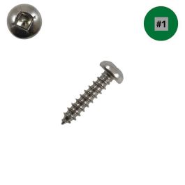 McFeely's PSS 6 x 5/8 in. Pan Head Stainless Sq-Dr Wood sc