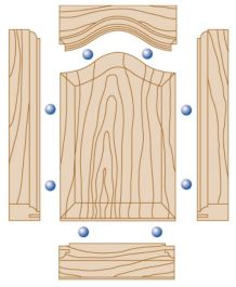 Spaceballs 500-Pack Raised Panel Cabinet Door Spacers – 1/4" Synthetic Rubber Balls For Wood Doors & Drawers