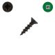 6 x 5/8 in. Wood Screws, Statuary Bronze Plated, Flat Head, Combo Drive - Qty:15000