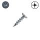 6 x 5/8 Undercut Flat Head Mounting Screws, Clear Zinc Plated, Phillips Drive - QTY:15000